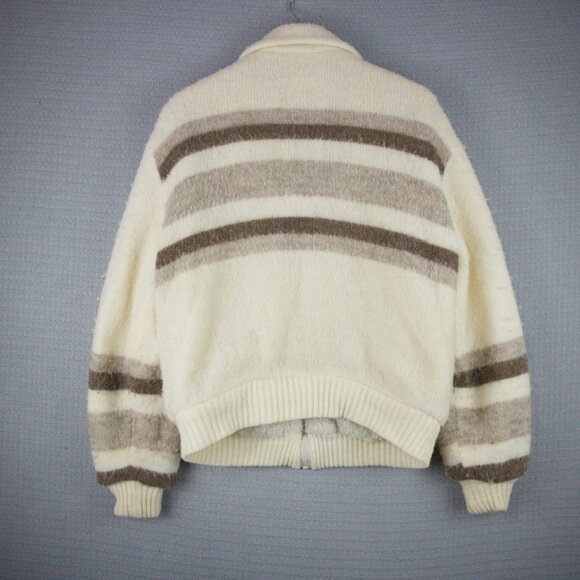 Arctic Fox Vintage 1970s Shetland Wool Sherpa Jacket XL - Picture 2 of 8